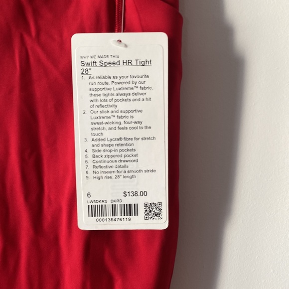 Lululemon Swift Speed HR Tight 28” - Picture 6 of 10